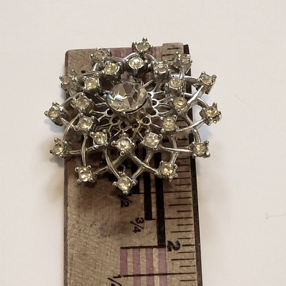 vintage starburst brooch - Picture 7 of 7